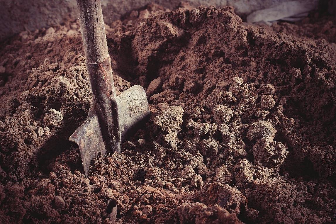 Shovel in Dirt